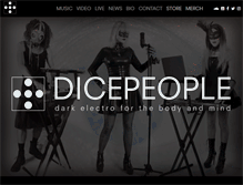 Tablet Screenshot of dicepeople.com